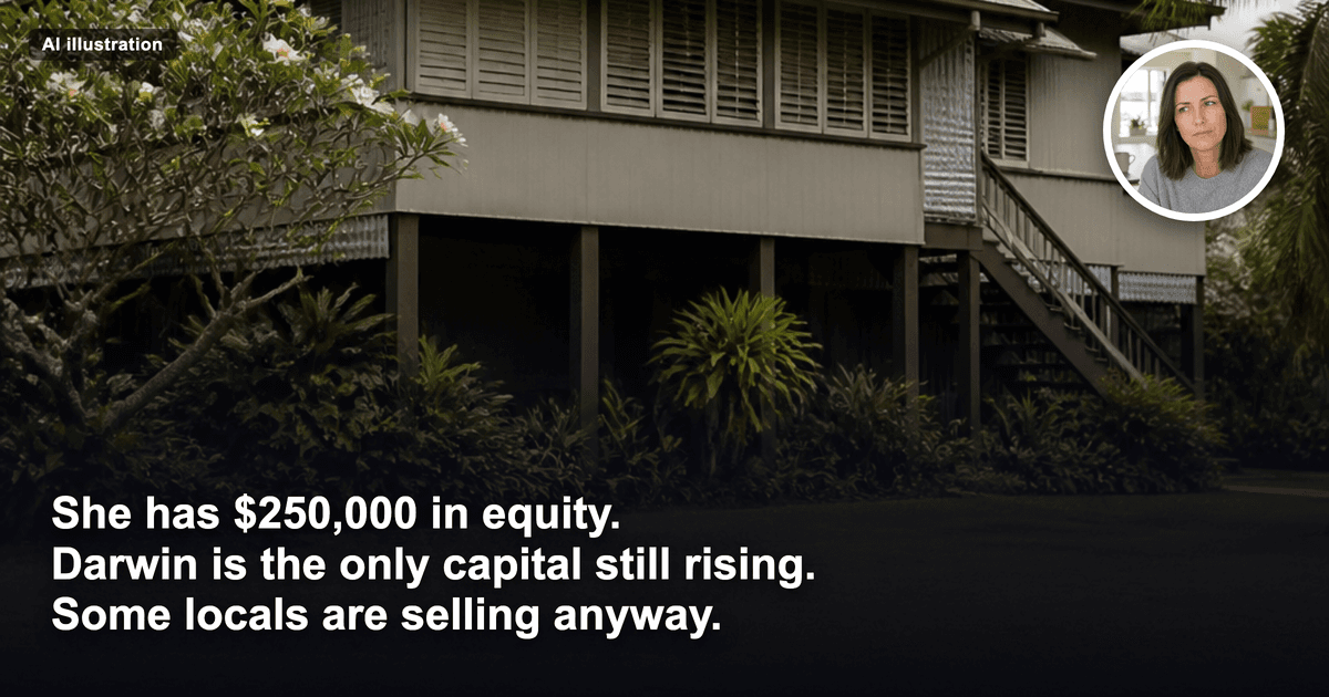 Darwin is the only capital where prices are still rising. So why are some locals selling?
